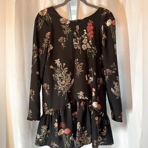ZARA FLORAL TRAFALUC COLLECTION DRESS